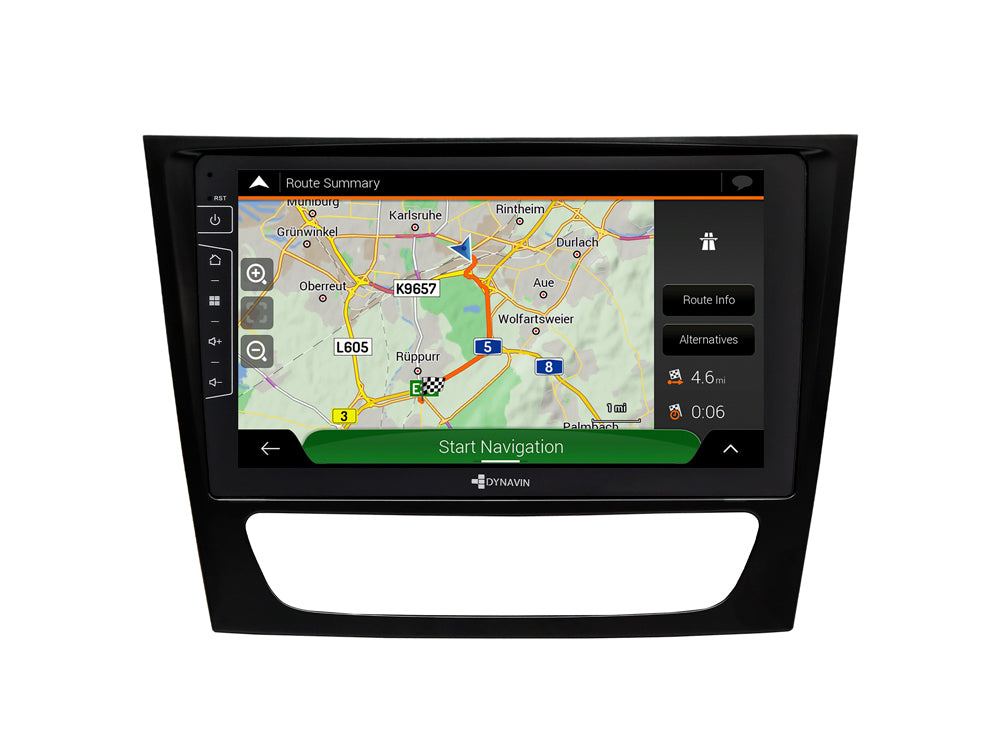 Dynavin 9 D9-W211 Plus Radio Navigation System for NTG2.5 Mercedes E Class 2009 & CLS 2010 + MOST Adapter for NTG2.5