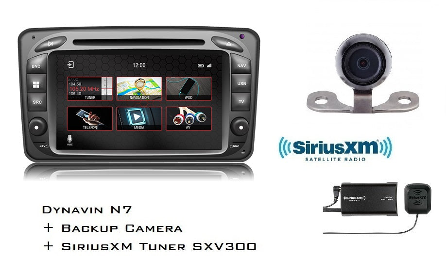 Dynavin N7-MC2000 PRO Radio Navigation System for Mercedes C Class 2000-2004, CLK 2002-2004, G Class 2000-2006 w/Standard Audio