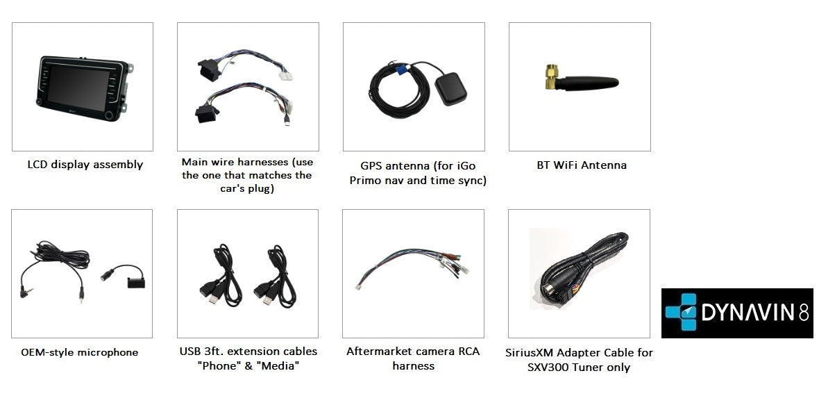 [CLEARANCE] Dynavin 8 D8-V7 Plus Radio Navigation System for Volkswagen Beetle, Golf, Jetta, Passat, Tiguan