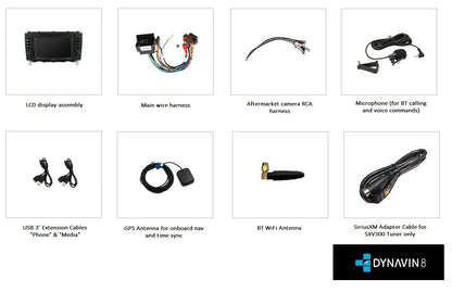 [OPEN BOX] Dynavin 8 D8-CLK Plus Radio Navigation System for Mercedes CLK 2005-2009 w/Standard Audio