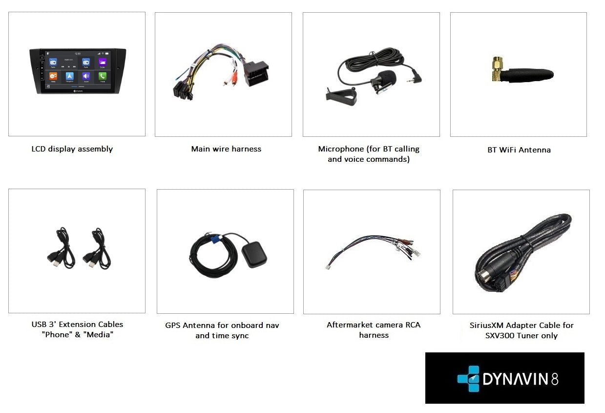 [CLEARANCE] Dynavin 8 D8-E90 Plus Radio Navigation System for BMW 3 Series 2006-2013 (E90-E93) w/Standard Audio