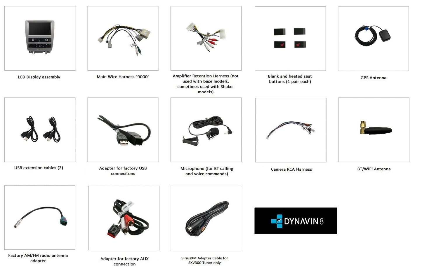 [OPEN BOX] Dynavin 8 D8-MST2010 Plus Radio Navigation System for Ford Mustang 2010-2014