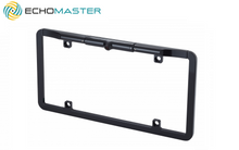 Universal License Plate Backup Camera 1/3" CMOS Slim Frame, Black (Front/Reverse)